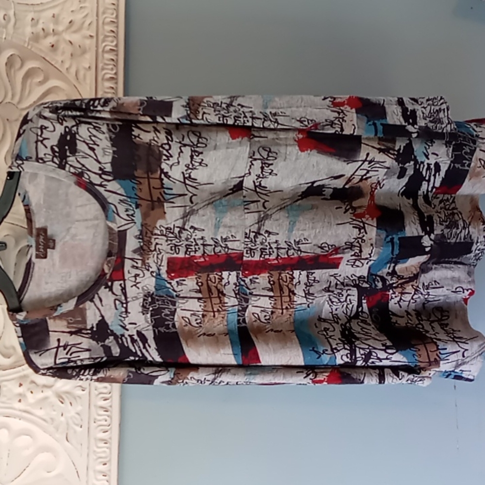 Abstract Sweater Top